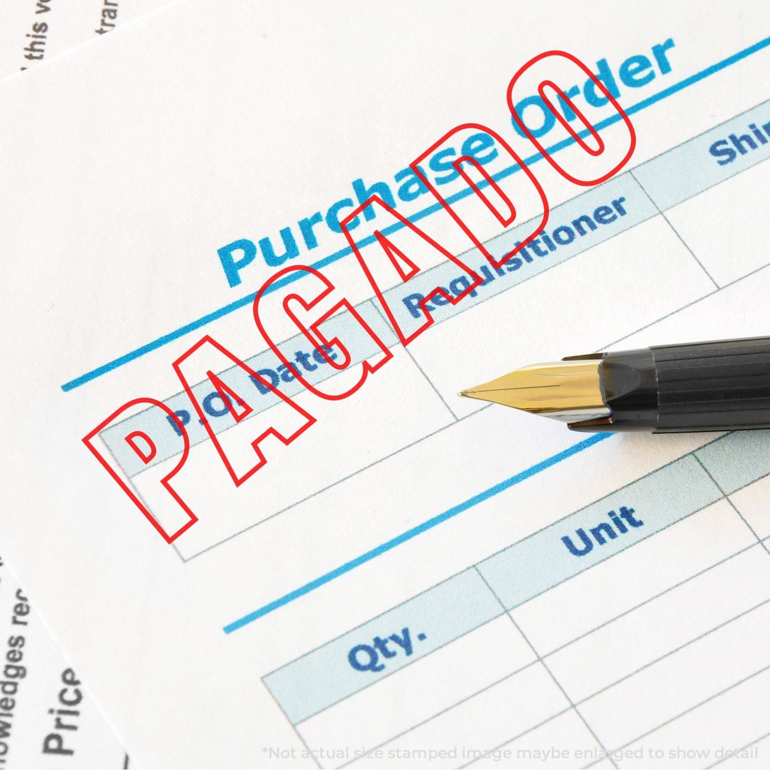 Past due payment notice on a form, stamped PAST DUE with pen, highlighting overdue billing status.