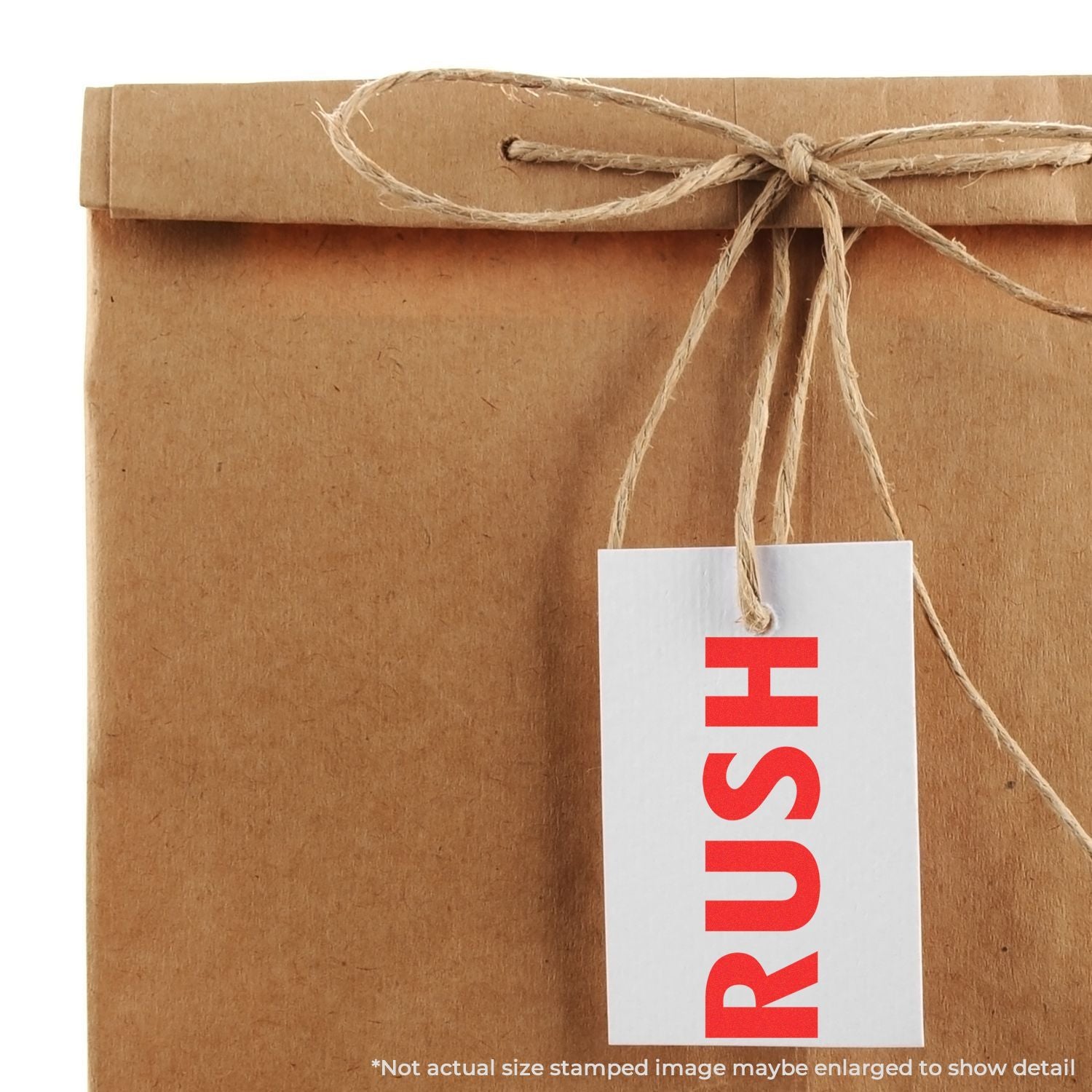 Kraft gift box tied with natural twine and branded tag, shown as product packaging for retail gift and holiday shipping.