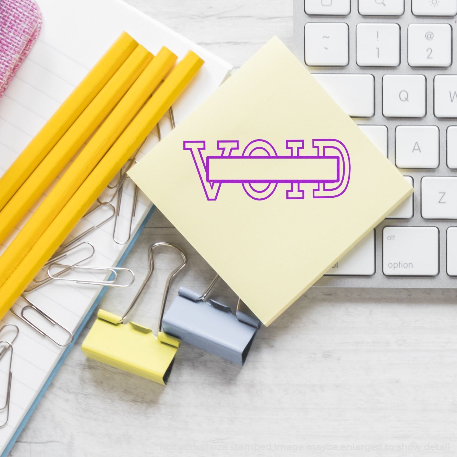 Study and office planning flat lay with pencils, sticky notes, and keyboard, illustrating productivity and learning tools for success.