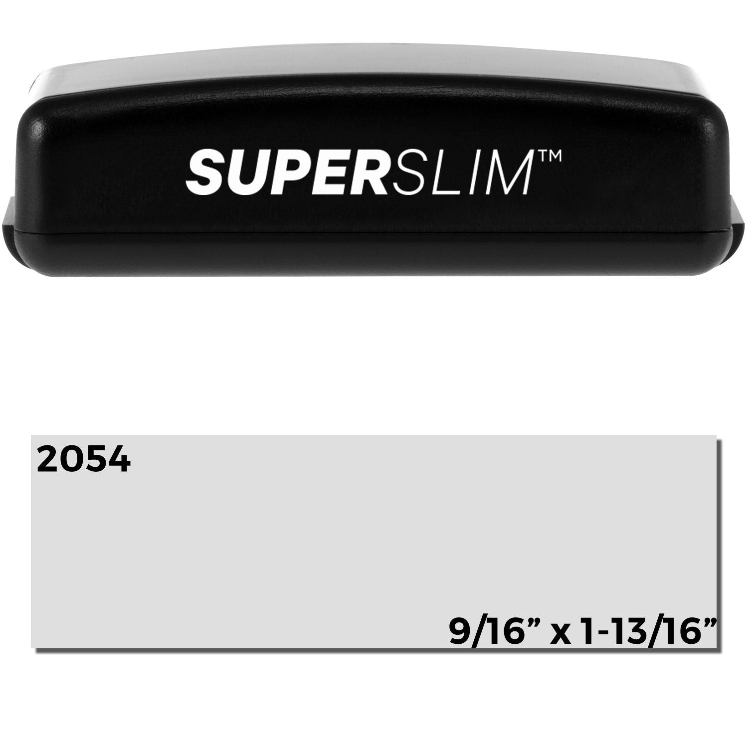 SuperSlim black handle cap labeled 2054, size 9/16 in x 1-3/16 incompact replacement part