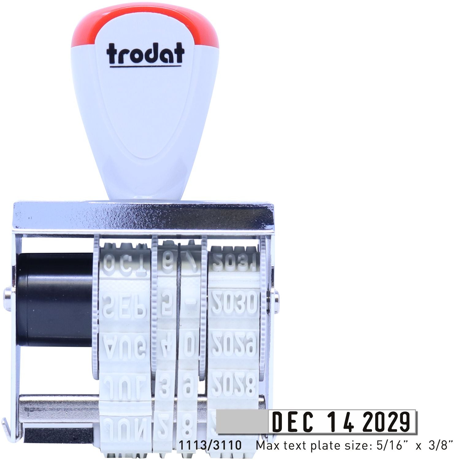 Trodat 1113-3110 Local Style Date Stamp 5/16 x 3/8 Main Image