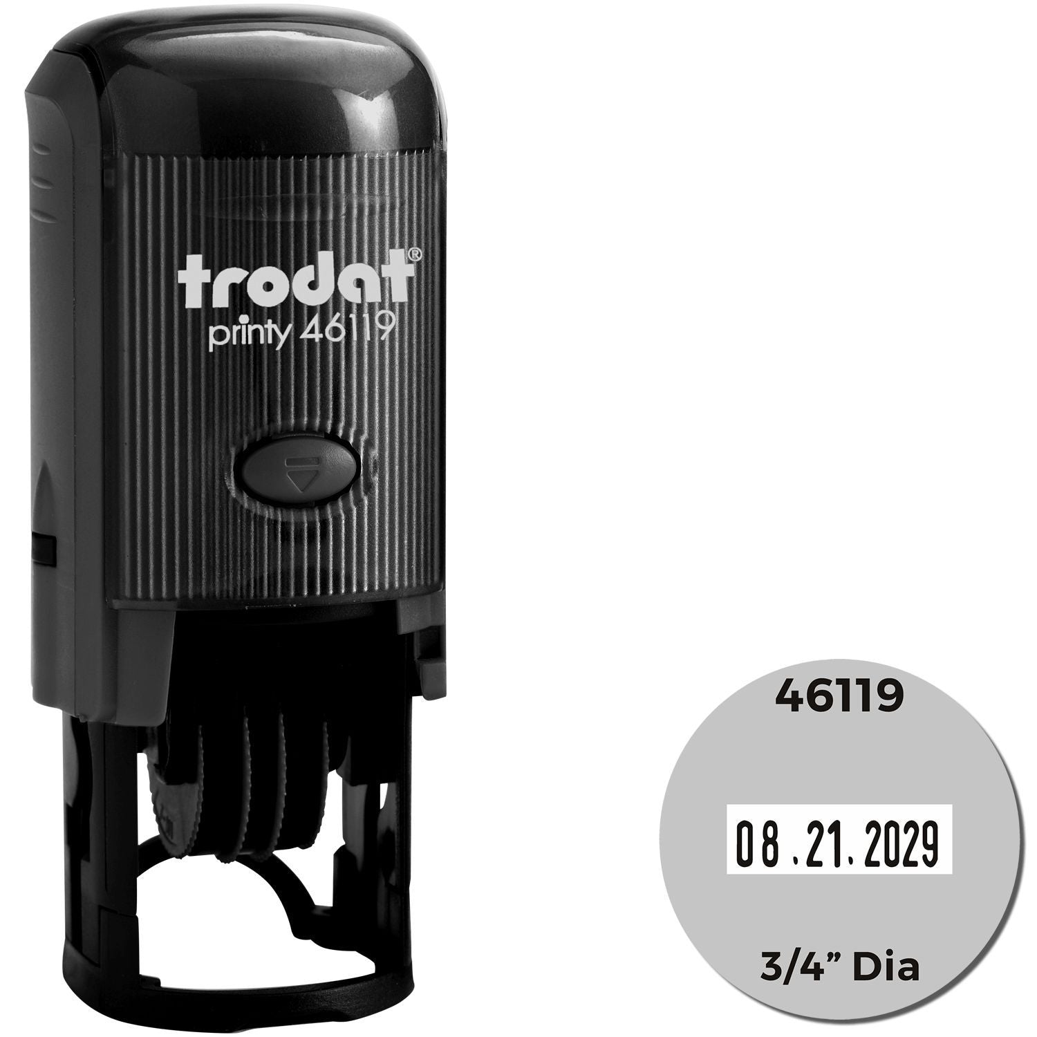 Trodat 46119 Date Stamp 3/4 Diameter DS-46119 Main Image