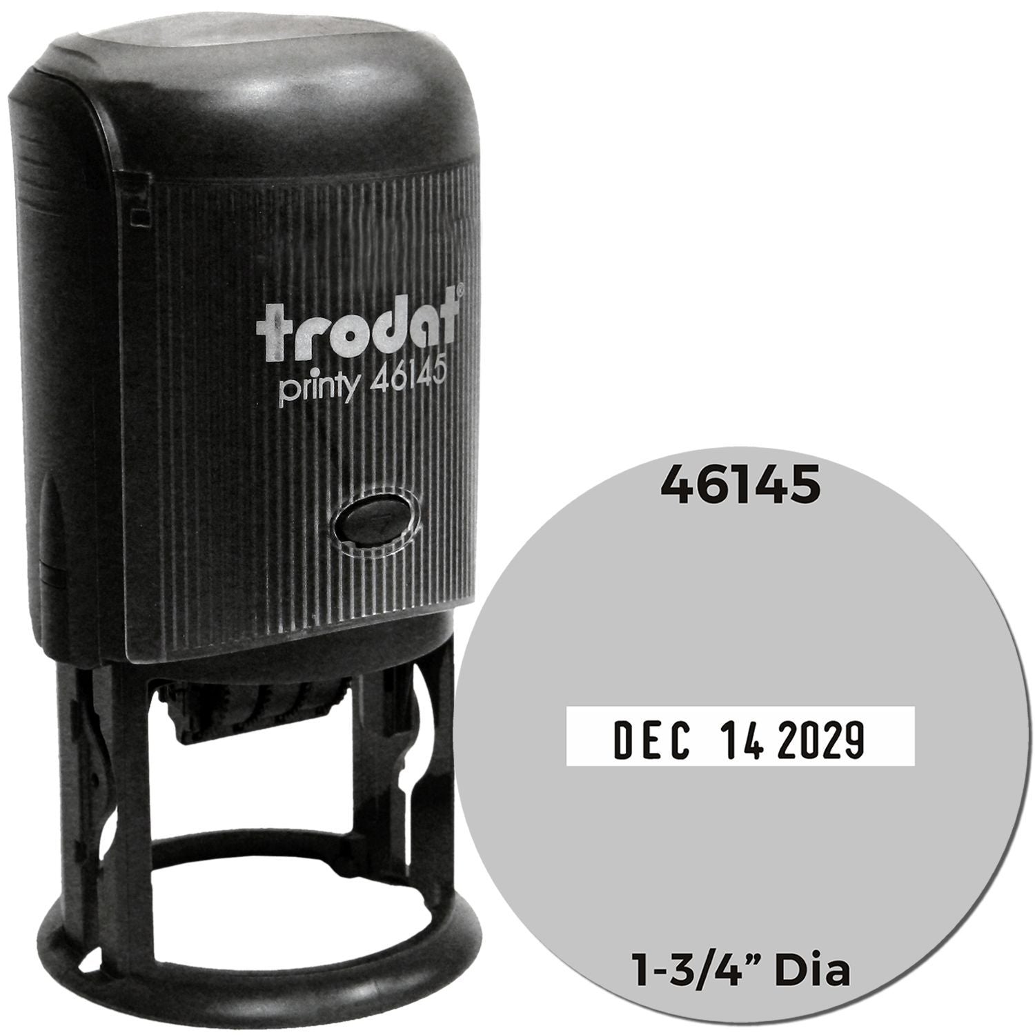 Trodat 46145 Date Stamp 1-3/4 Diameter DS-46145 Main Image
