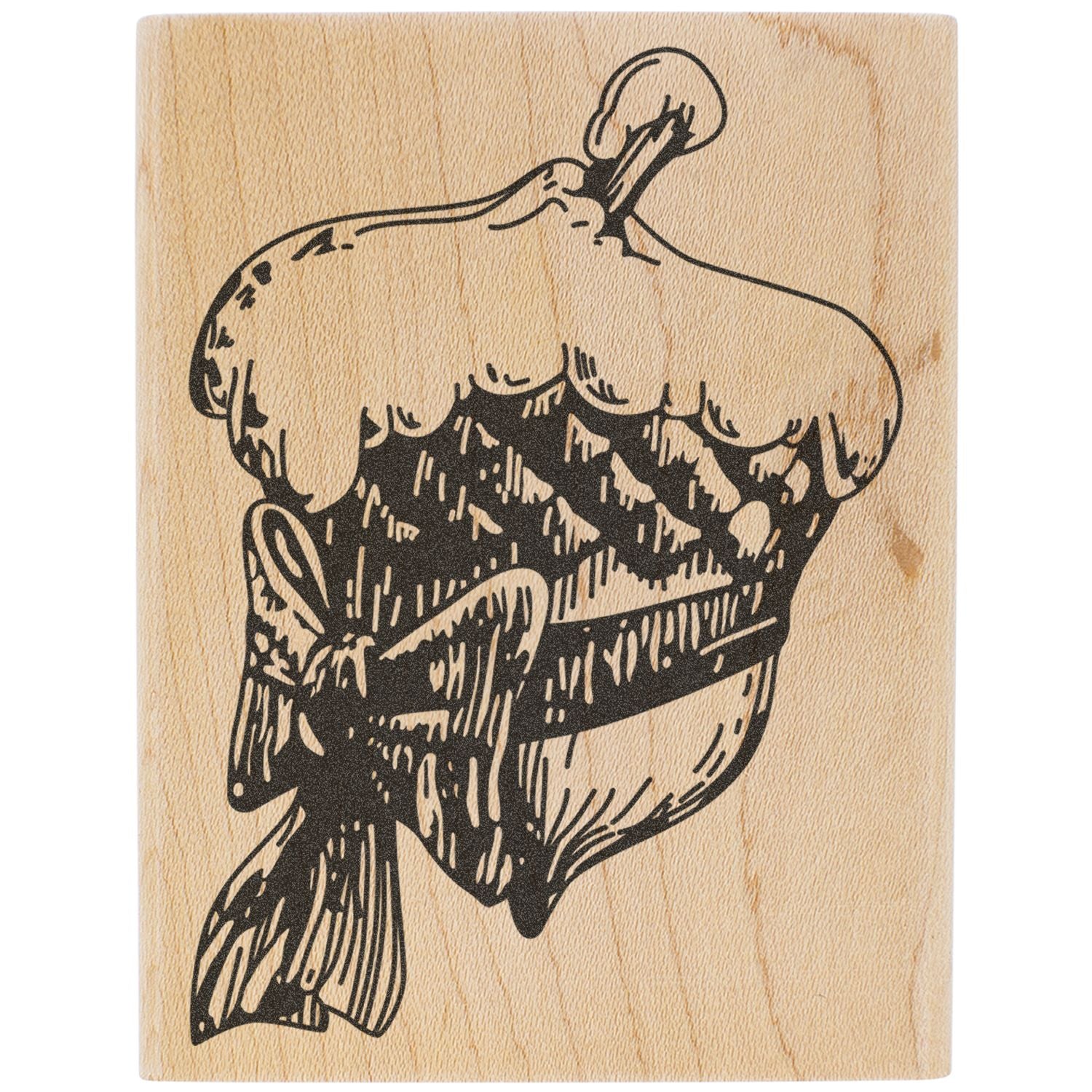 Black line art pumpkin illustration on a wooden background, vintage rustic design.