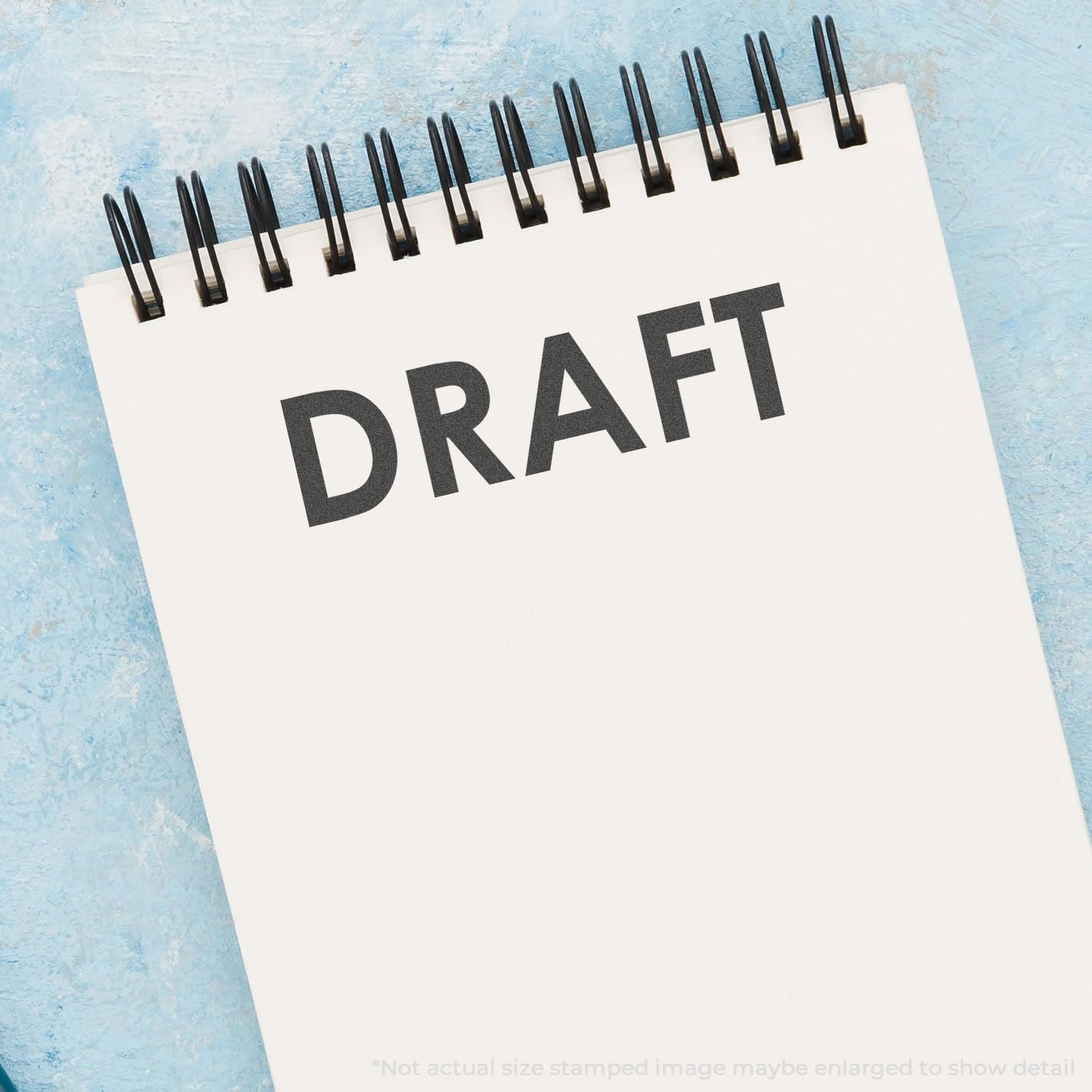 Calendar page with DRAFT stamp, highlighting document revision, approvals, and pending draft status for writing workflows.