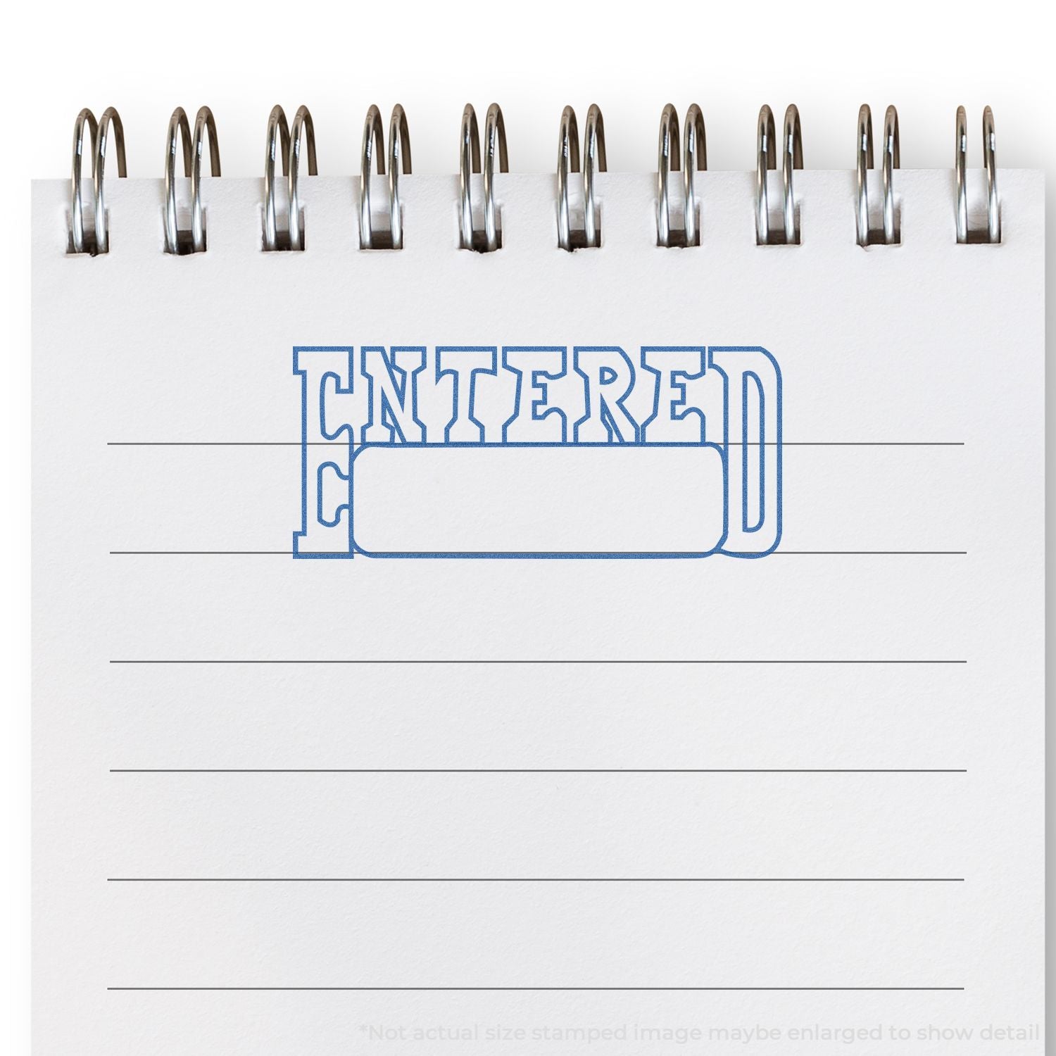 Cluster of metal paper clips above the SCATTERED graphic, representing scattered office supplies and organization.