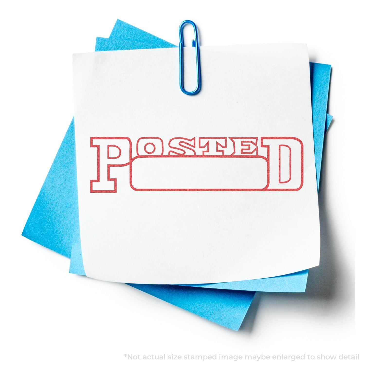 In Use Photo of Date Posted Xstamper Stamp