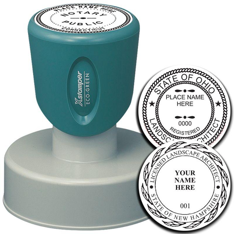 Xstamper Landscape Architect Pre Inked Rubber Stamp Of Seal 3038La Main Image