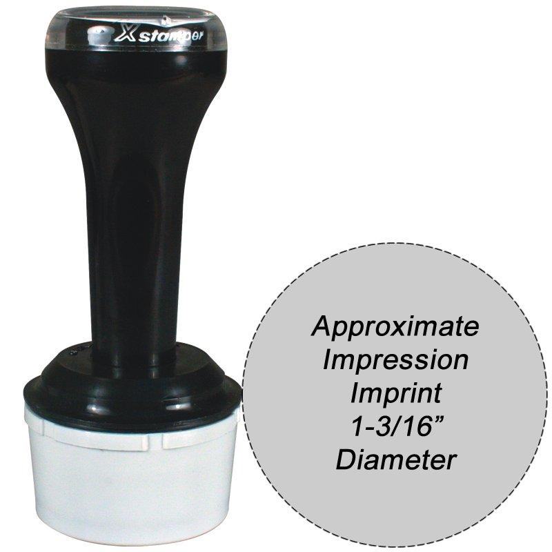 Main Image for Xstamper Quick Dry Industrial Stamp Size 1-3/16 Diameter