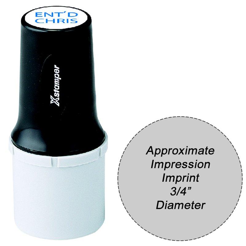 Main Image for Xstamper Quick Dry Industrial Stamp Size 3/4 Diameter