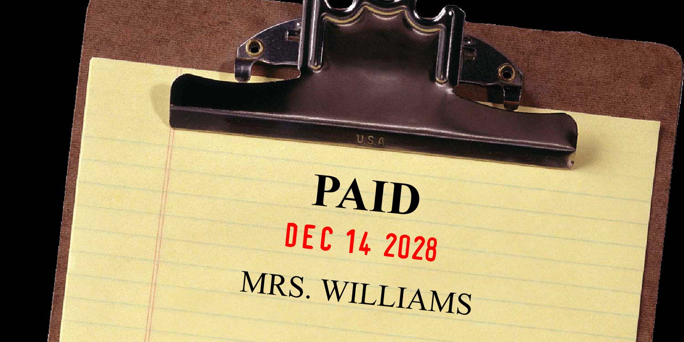 Get Organized with a Custom Date Stamp for Banks