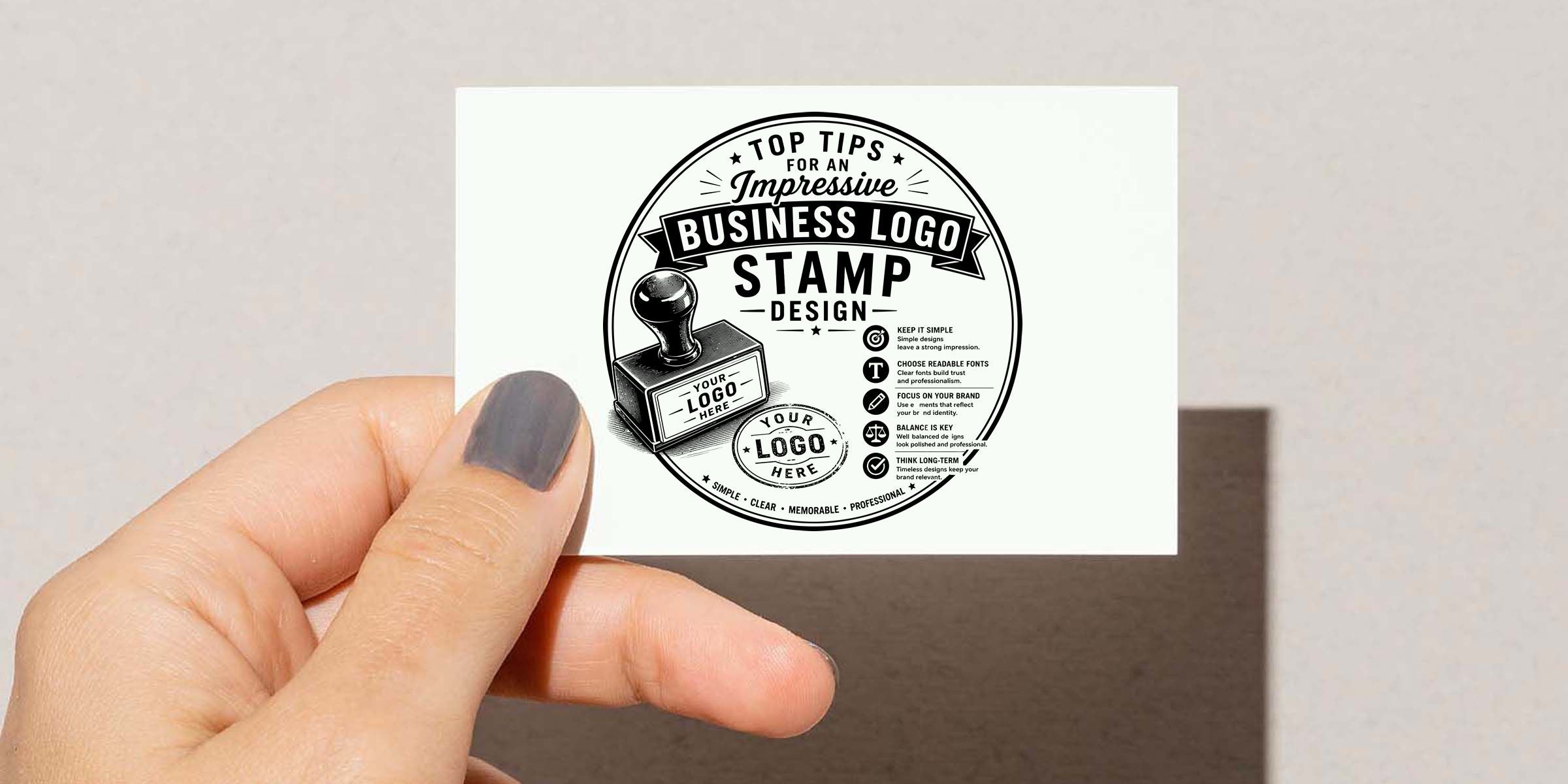 Top Tips for an Impressive Business Logo Stamp Design