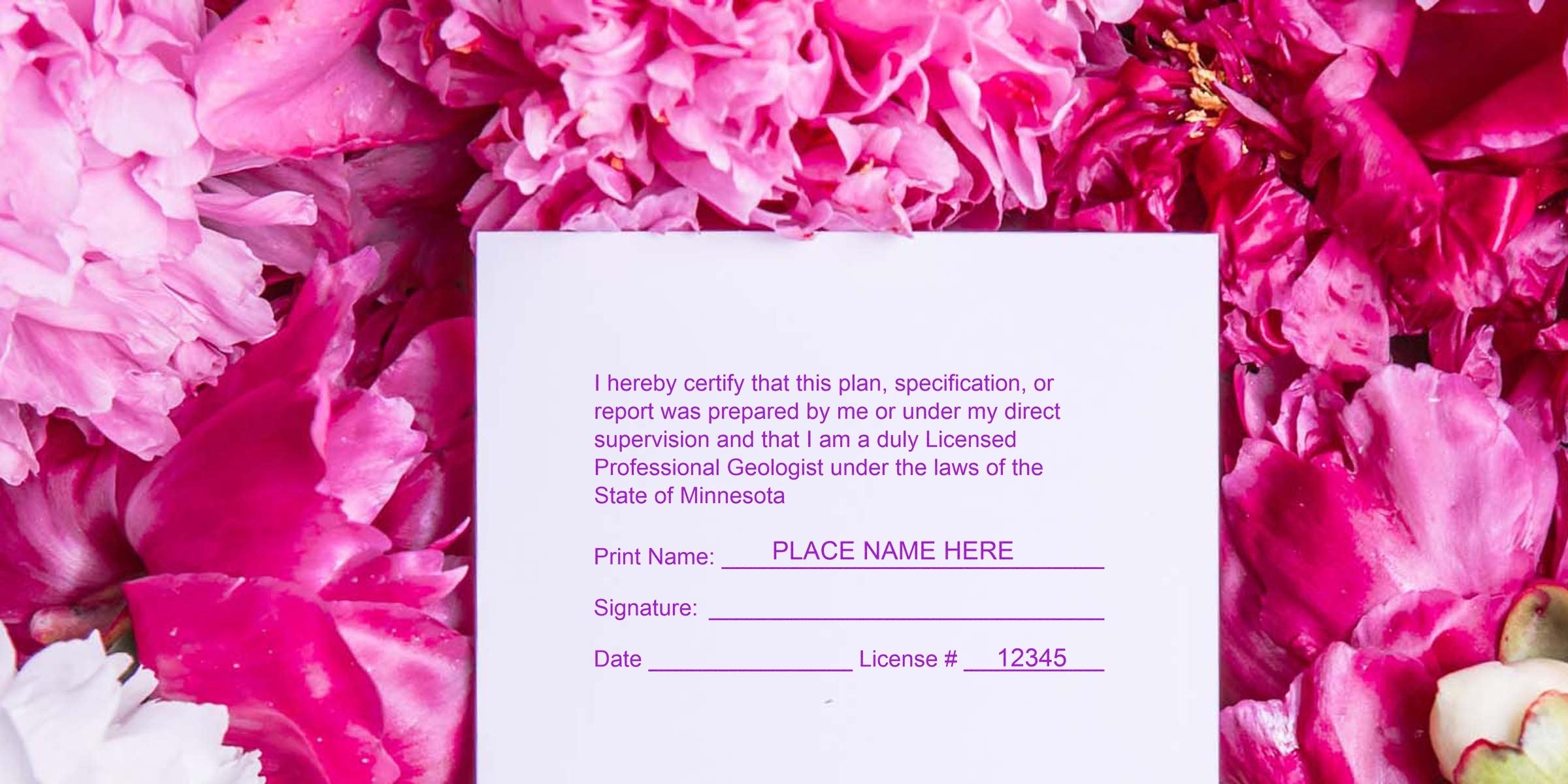 Minnesota Geologist Stamp for sale – Purchase your Geologist Stamp online today.