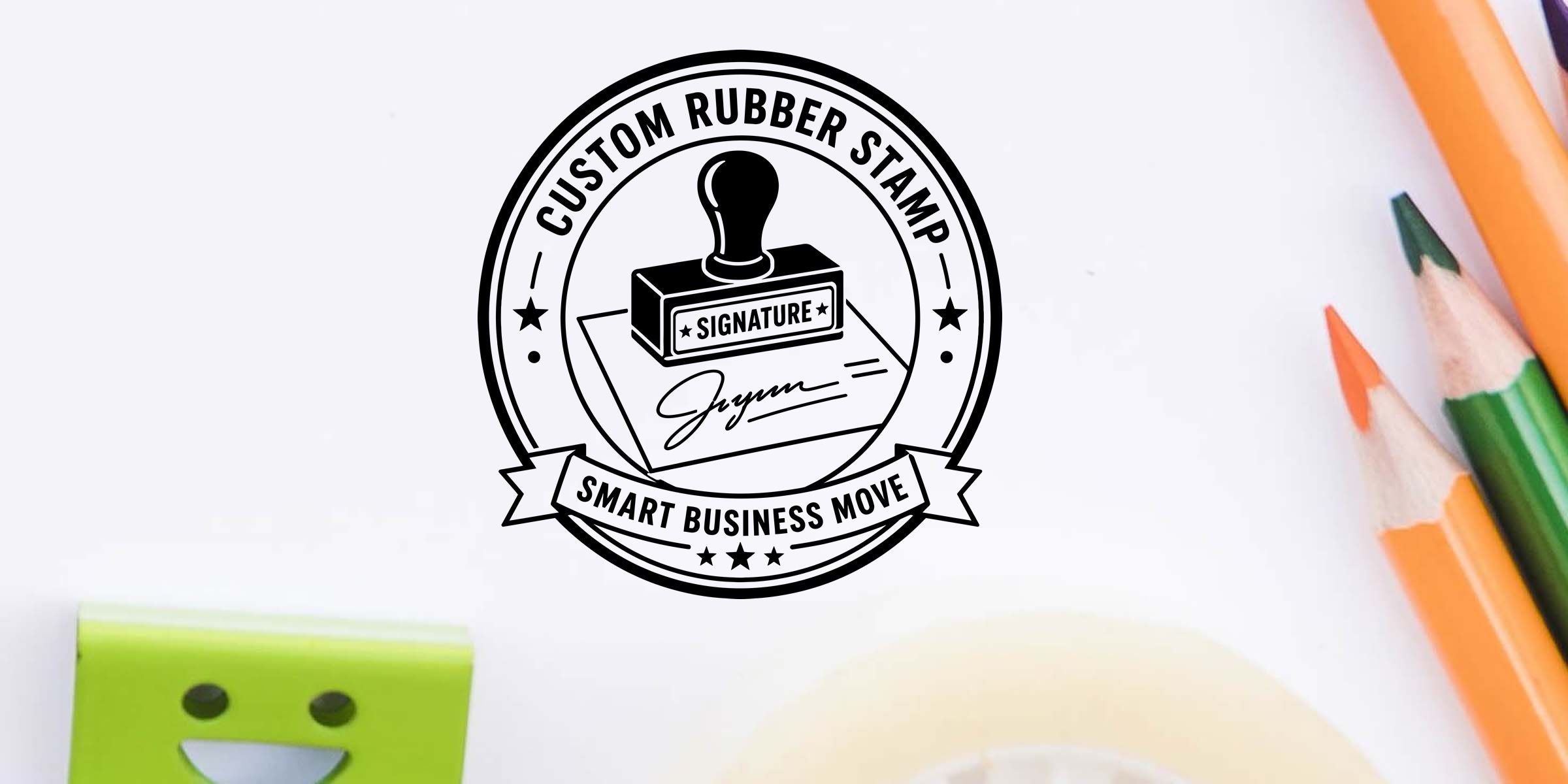 Custom Rubber Stamps with Signature: A Smart Business Move
