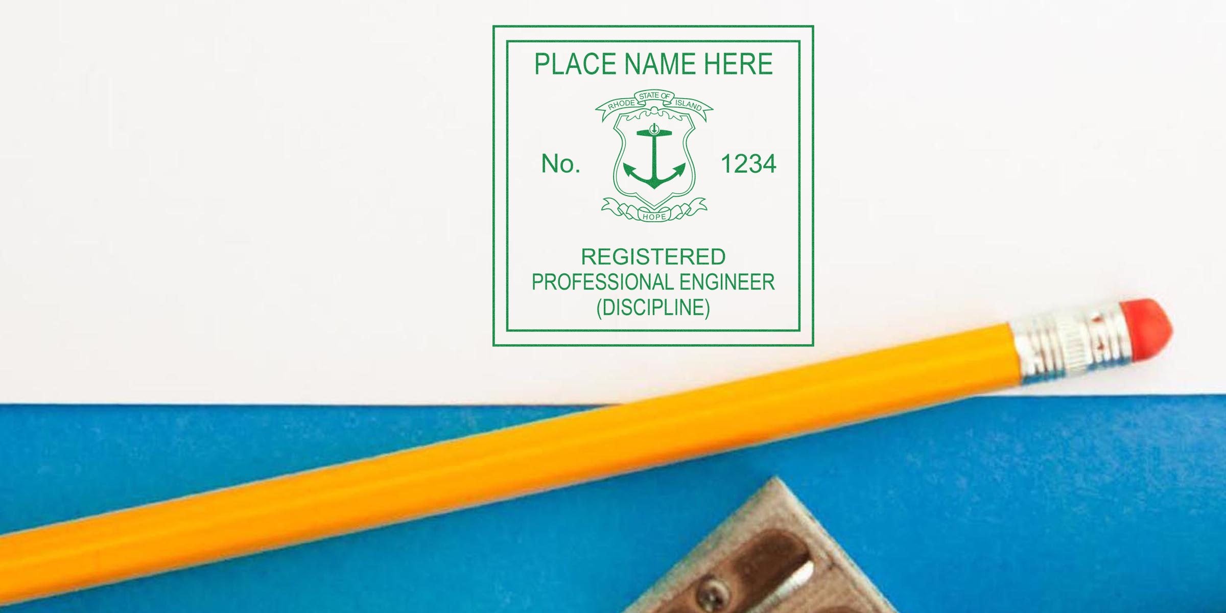 Rhode Island engineer uses pencil and sharpener to stamp paper, highlighting affordable engineer stamps for certification.