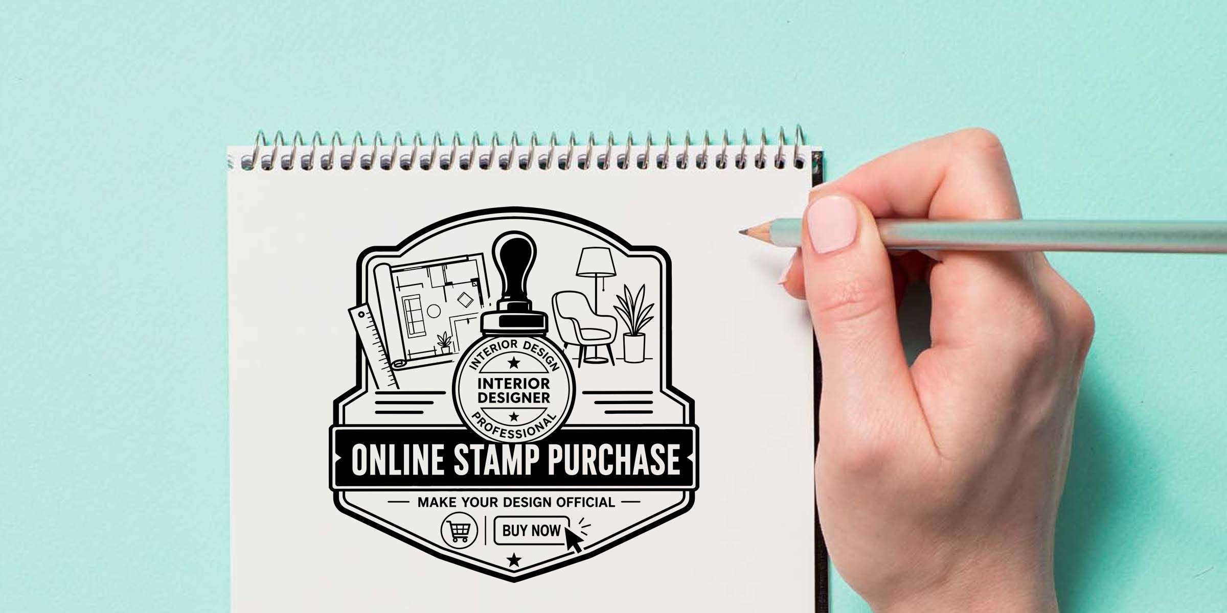 Make Your Interior Design Official with an Online Stamp Purchase