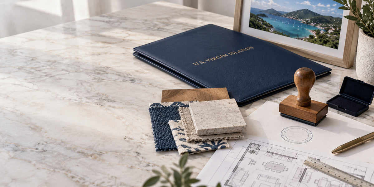 US Virgin Islands Interior Designer Seal: Not Licensed