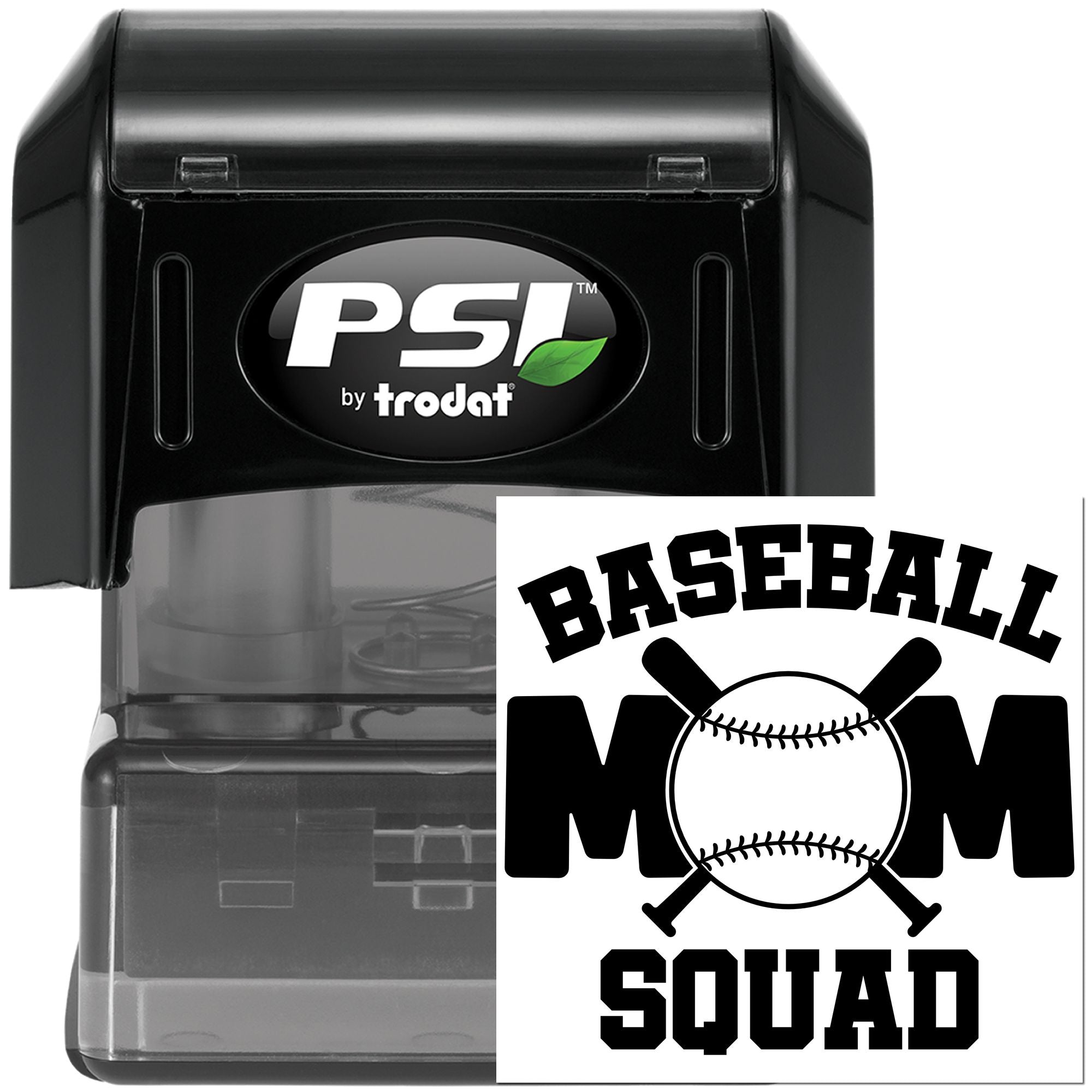 PSI Papercraft Baseball Moms Unite Strongly Pre-Inked Stamp