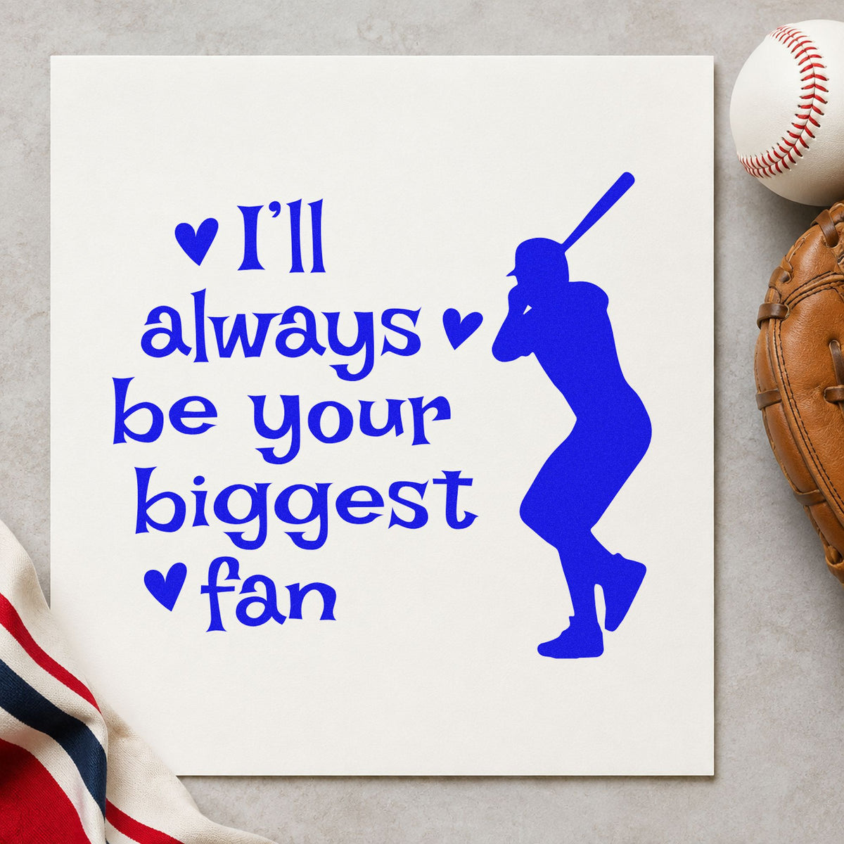 Biggest Fan Batter With Hearts Hand Stamp – Duo in use 5