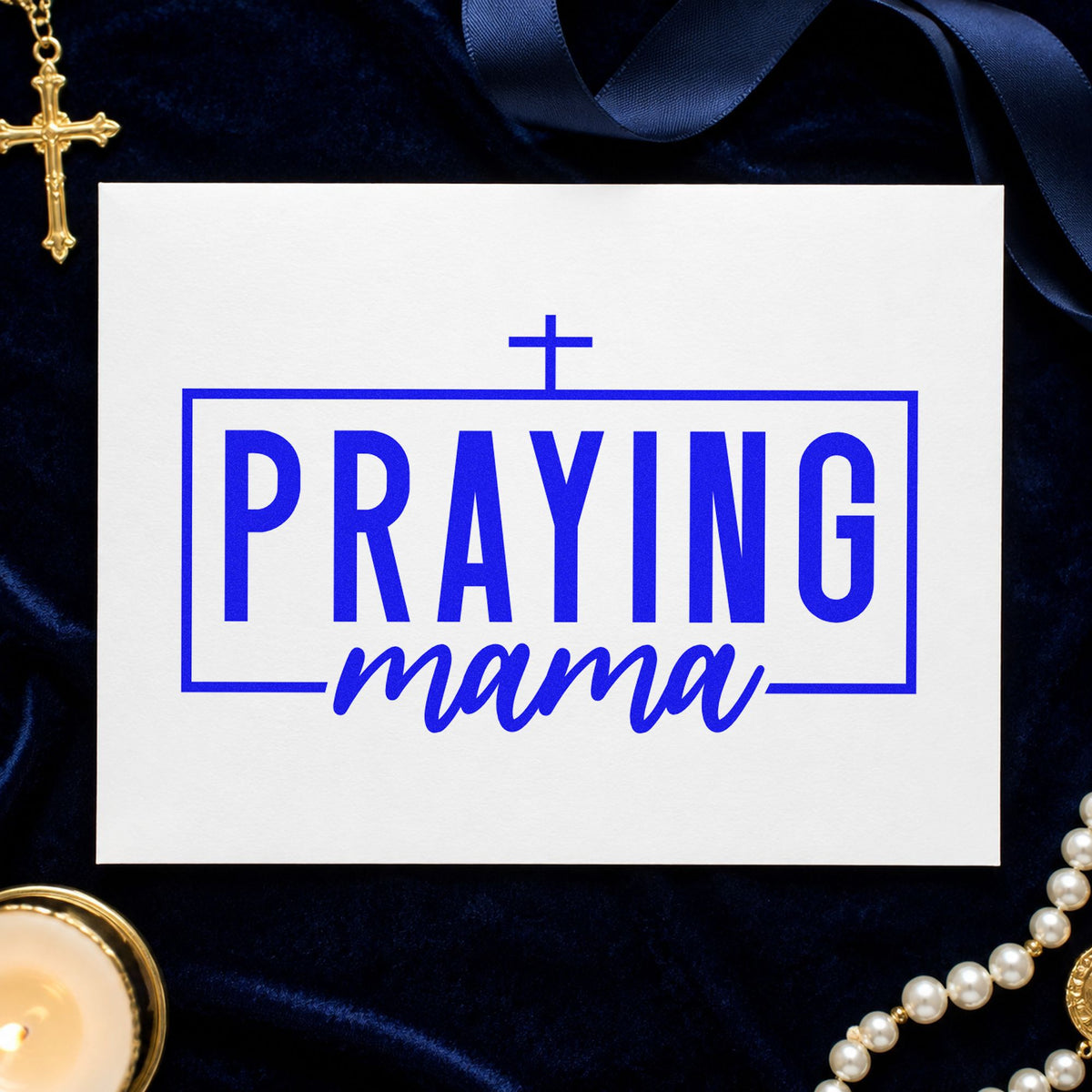 Praying Mama Stamp – Duo Hand in use 5