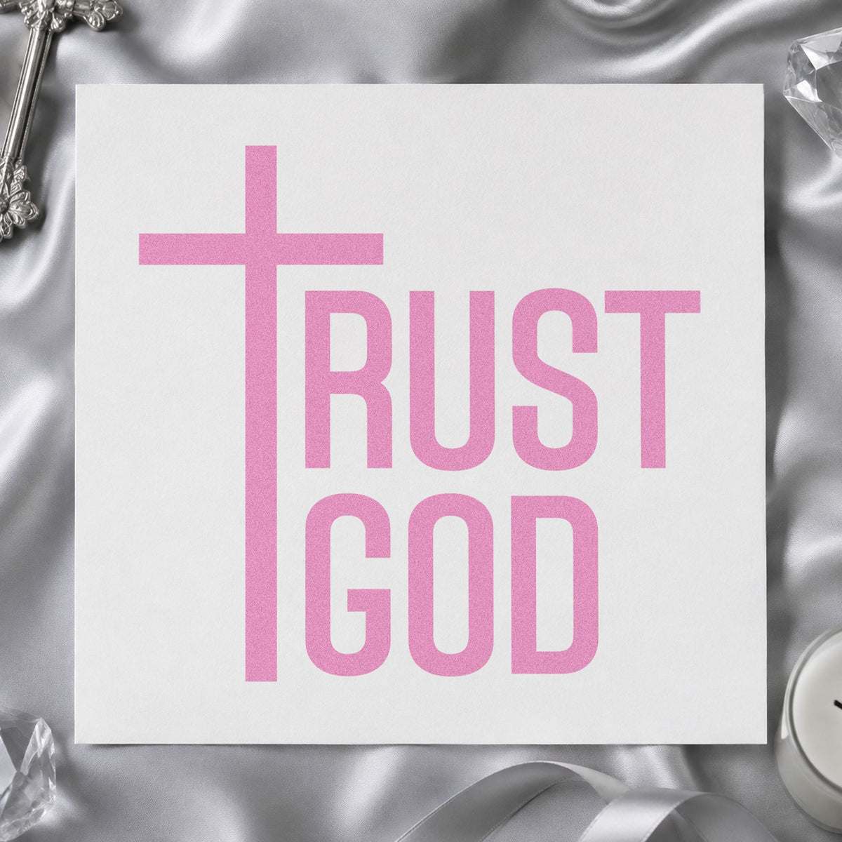 Trust God PSI Pre-Inked Stamp in use 10