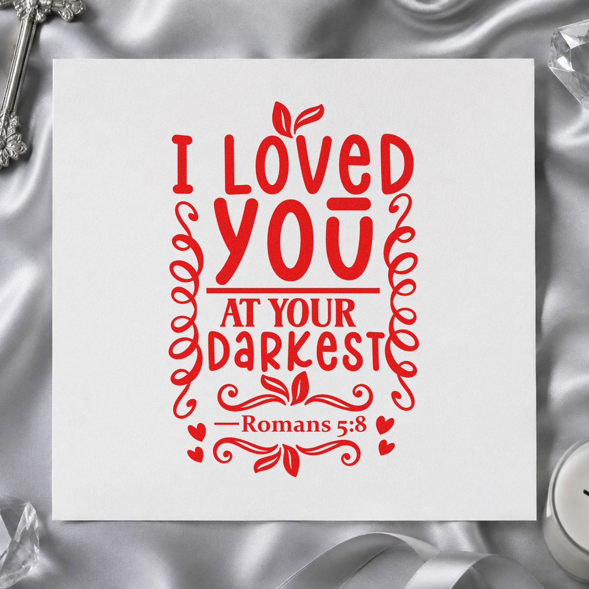 I Loved You At Your Darkest Pre-Inked Stamp – PSI in use 7