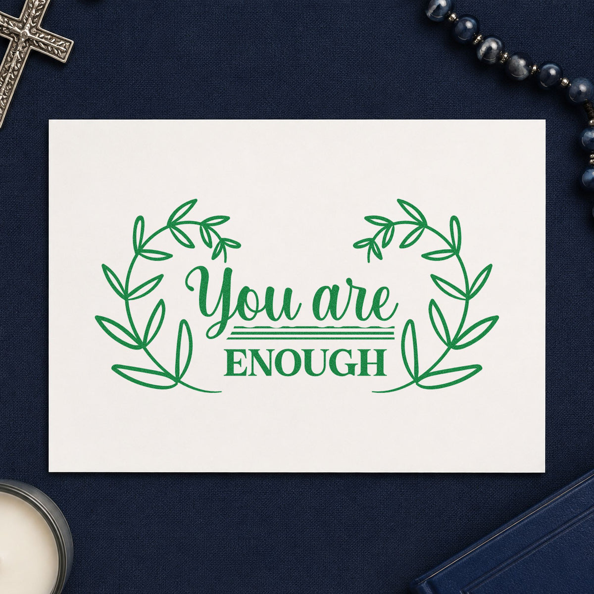 PSI Pre-Inked You Are Enough Stamp in use 3