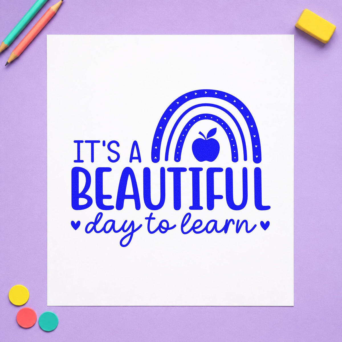 Beautiful Day To Learn Hand Stamp – Duo in use 6