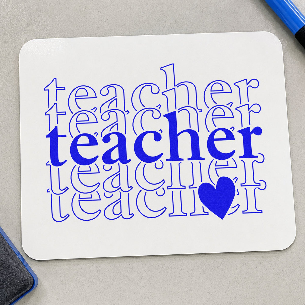 Teacher Serif Outline Stack Pre-Inked Stamp – PSI in use 5