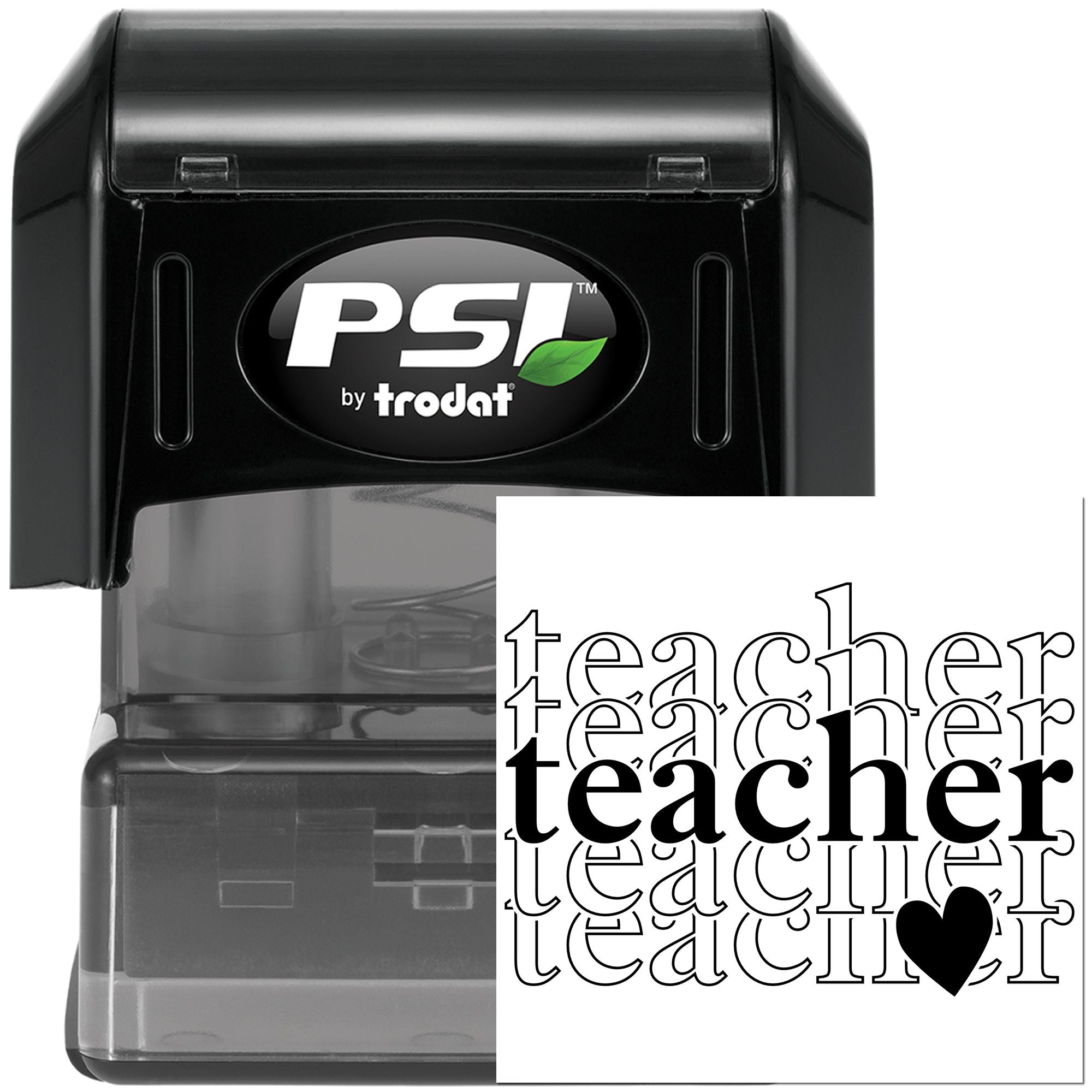 PSI by Trodat self-inking teacher rubber stamp for classroom grading and school use
