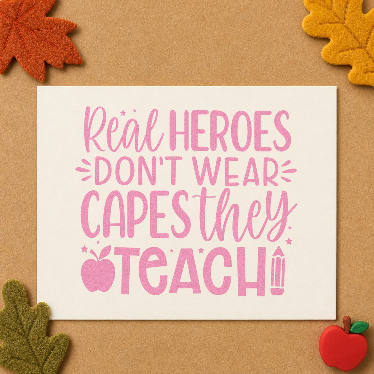 Real Heroes Teach Stamp – Self-Inking in use 10