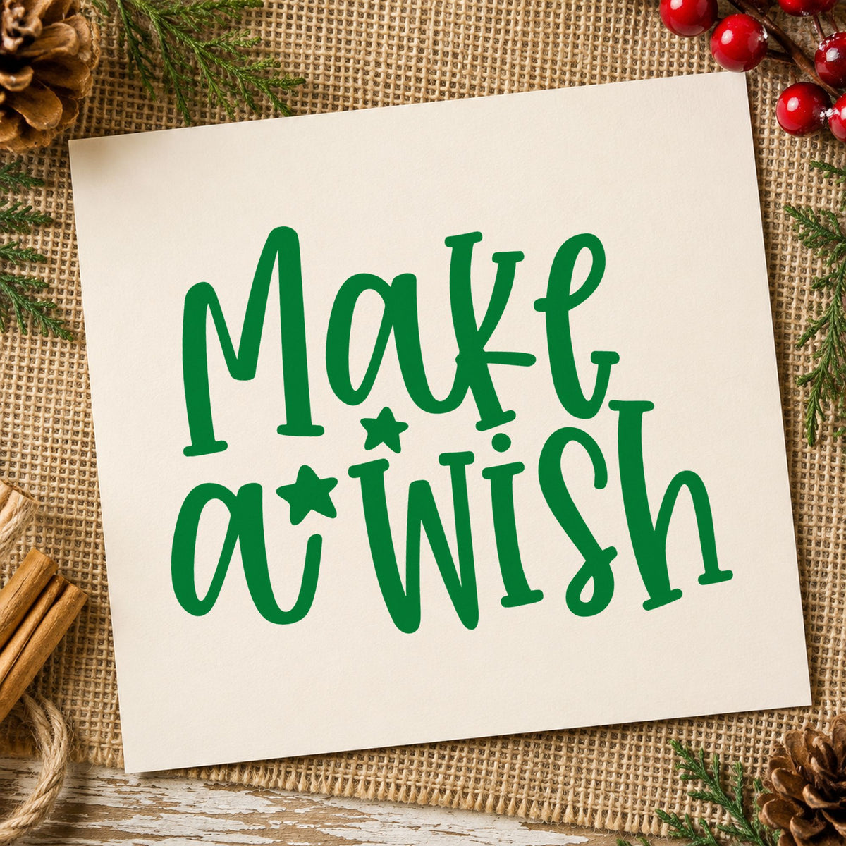 Make A Wish PSI Pre-Inked Stamp in use 8