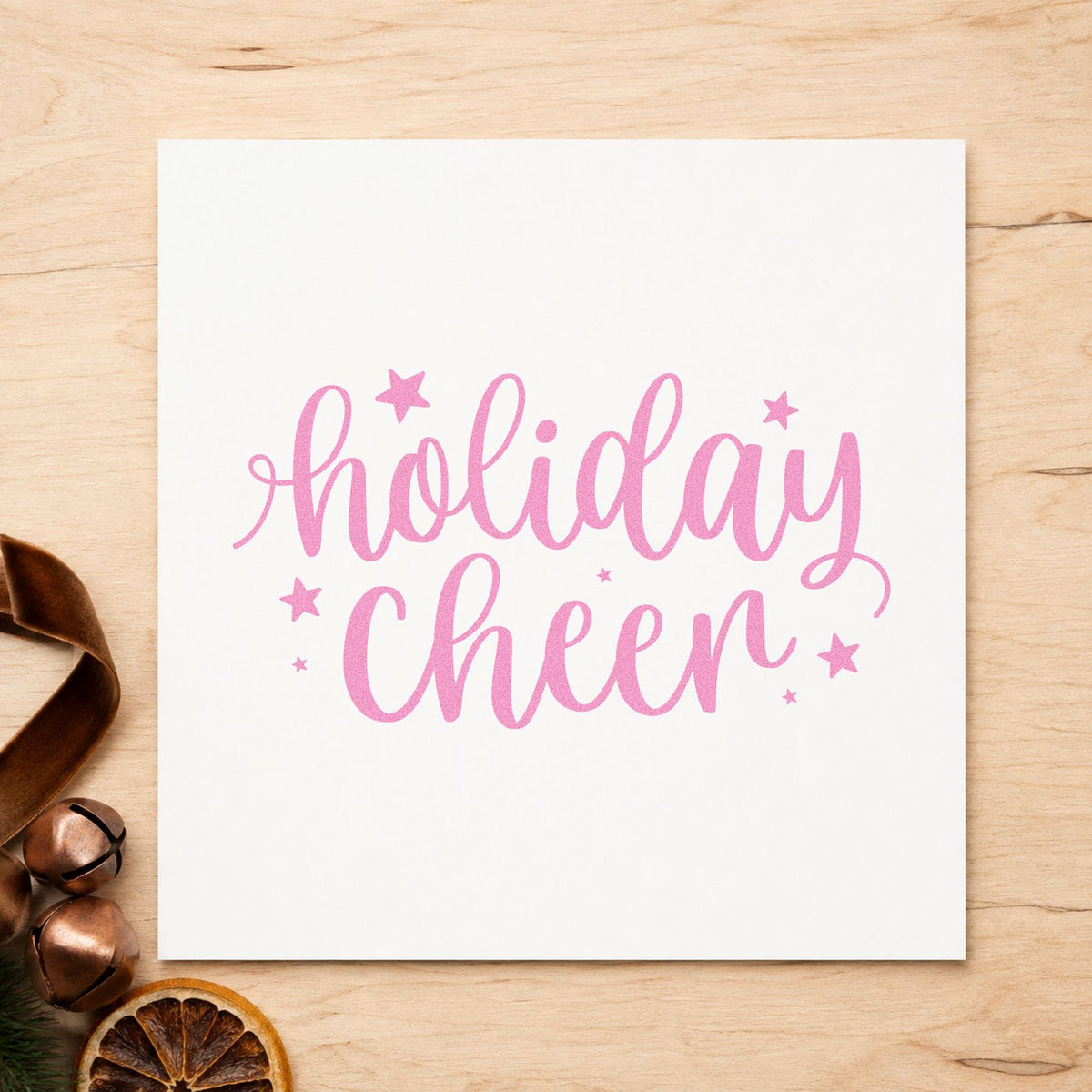 Holiday Cheer Self-Inking Stamp in use 10