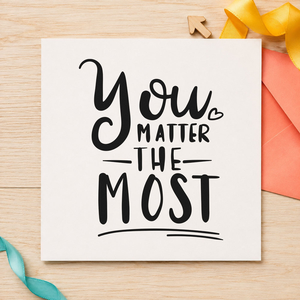 You Matter The Most Self-Inking Craft Stamp in use 9
