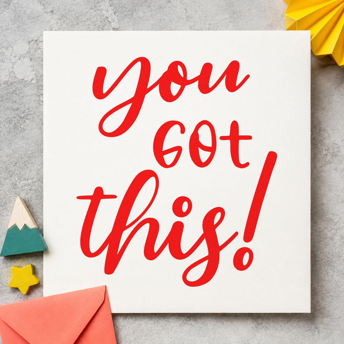 PSI Pre-Inked You Got This! Stamp in use 7