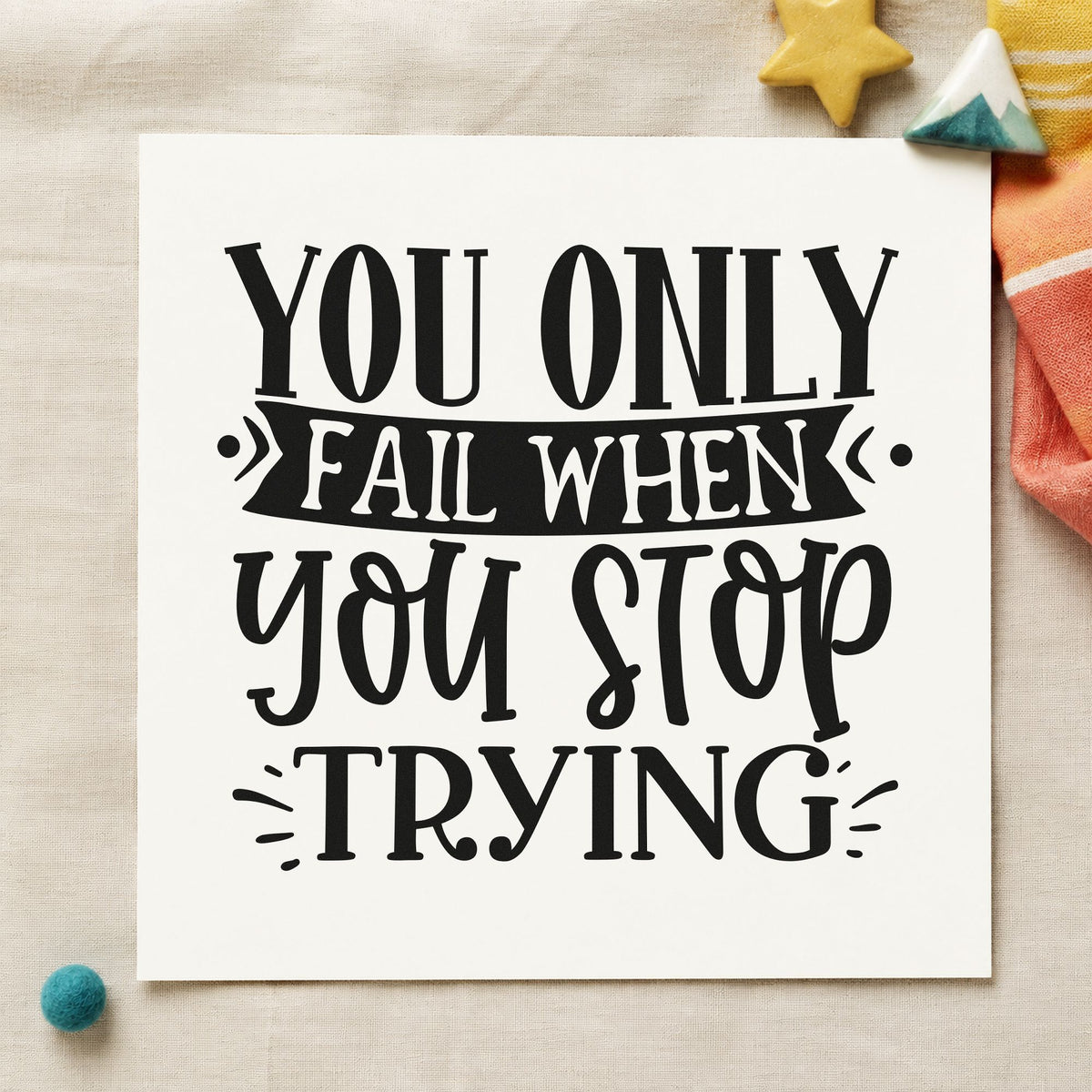 Only Fail When You Stop Stamp – Self-Inking in use 3