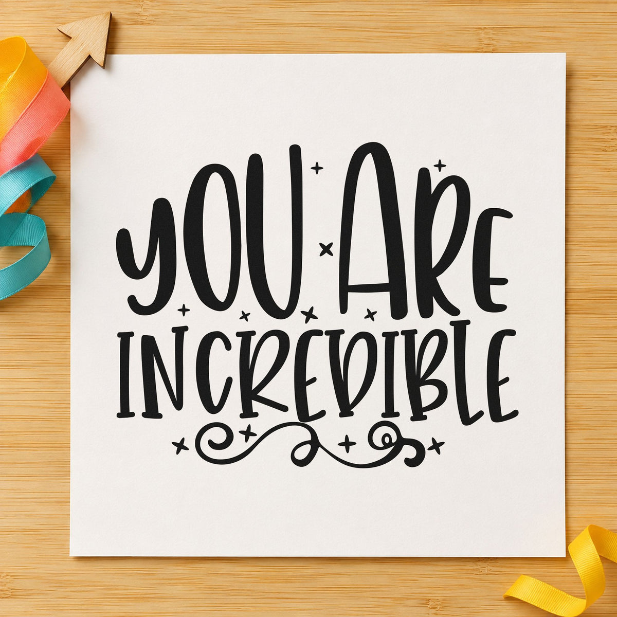 You Are Incredible Hand Stamp – Duo in use 10