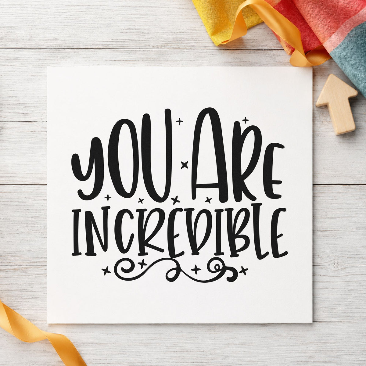 You Are Incredible Hand Stamp – Duo in use 4