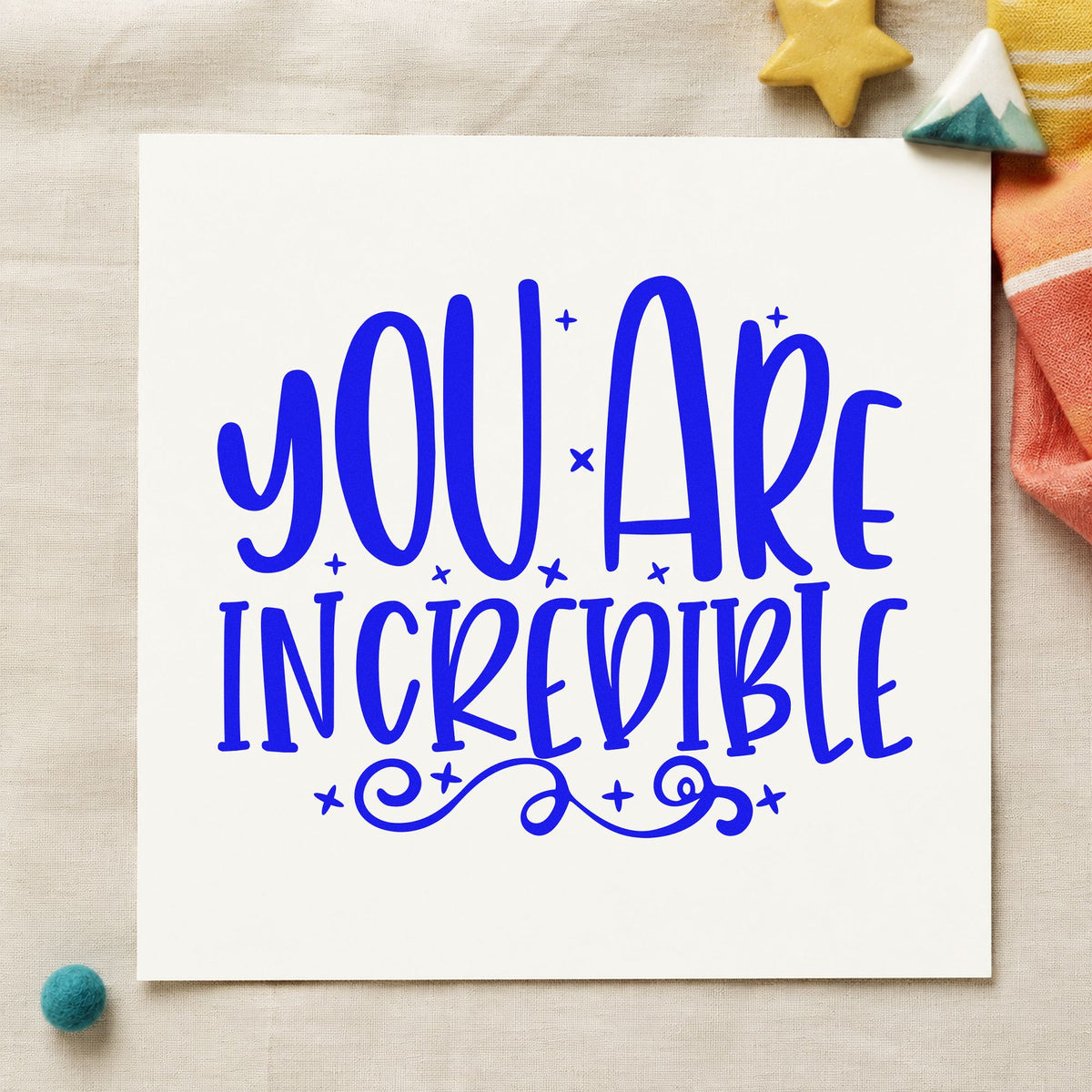You Are Incredible Hand Stamp – Duo in use 5