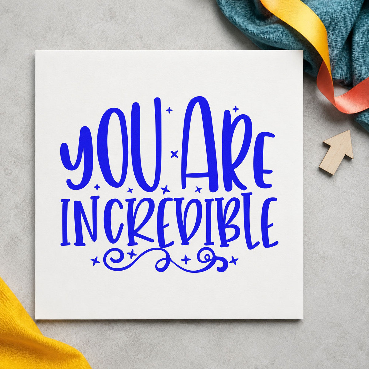 You Are Incredible Hand Stamp – Duo in use 6