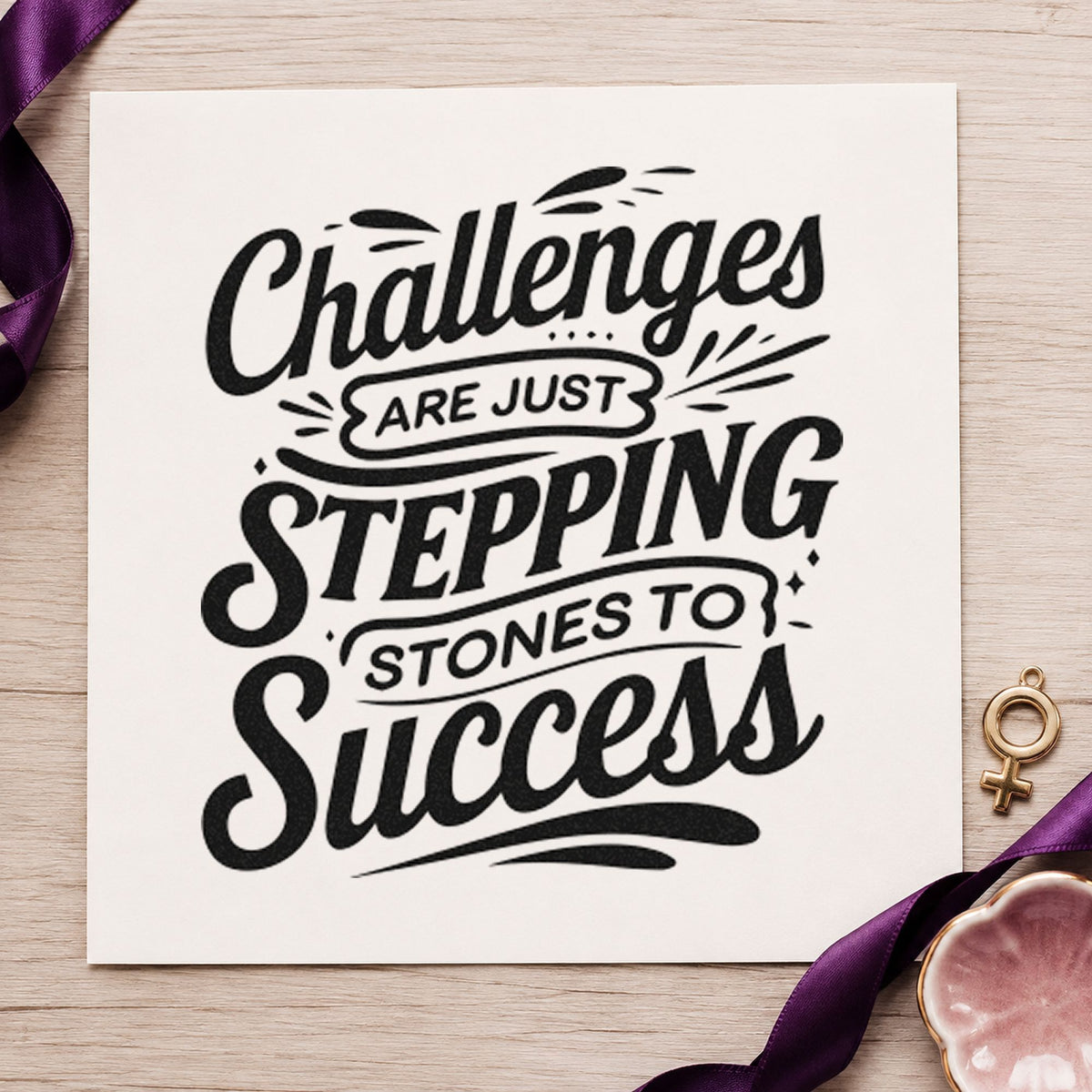 Challenges Stepping Stones Success Stamp – PSI Pre-Inked in use 3