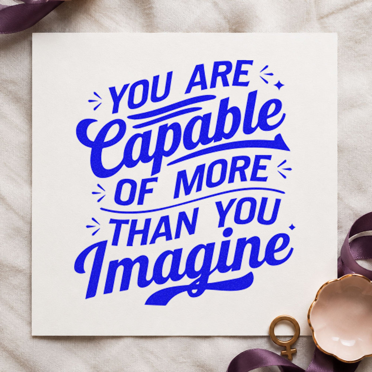 More Capable Than Imagine Rubber Stamp – Duo Hand in use 5
