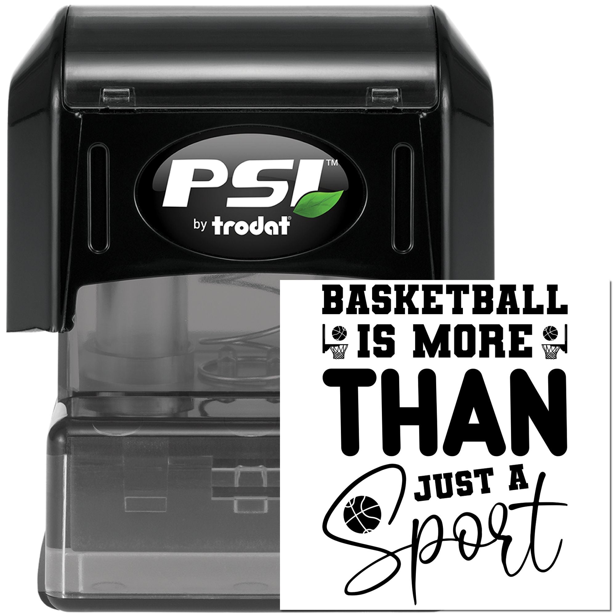 PSI Scrapbook Passion Teamwork Life Dedication Pre-Inked Stamp