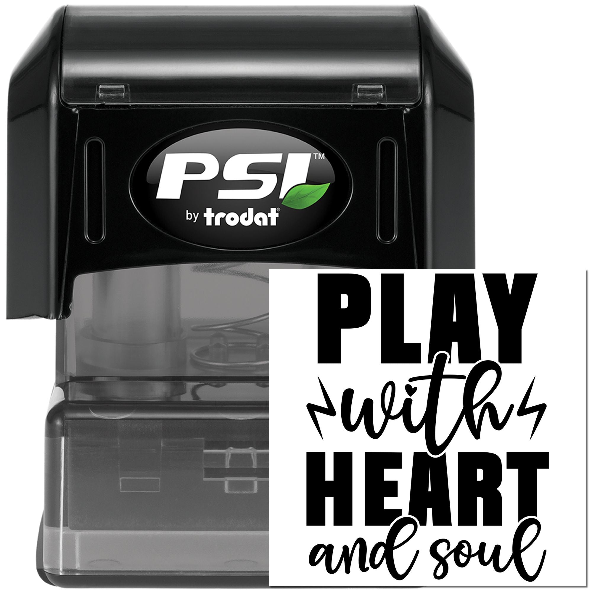 PSI Papercraft Playful Passion Ignites Joy Pre-Inked Stamp