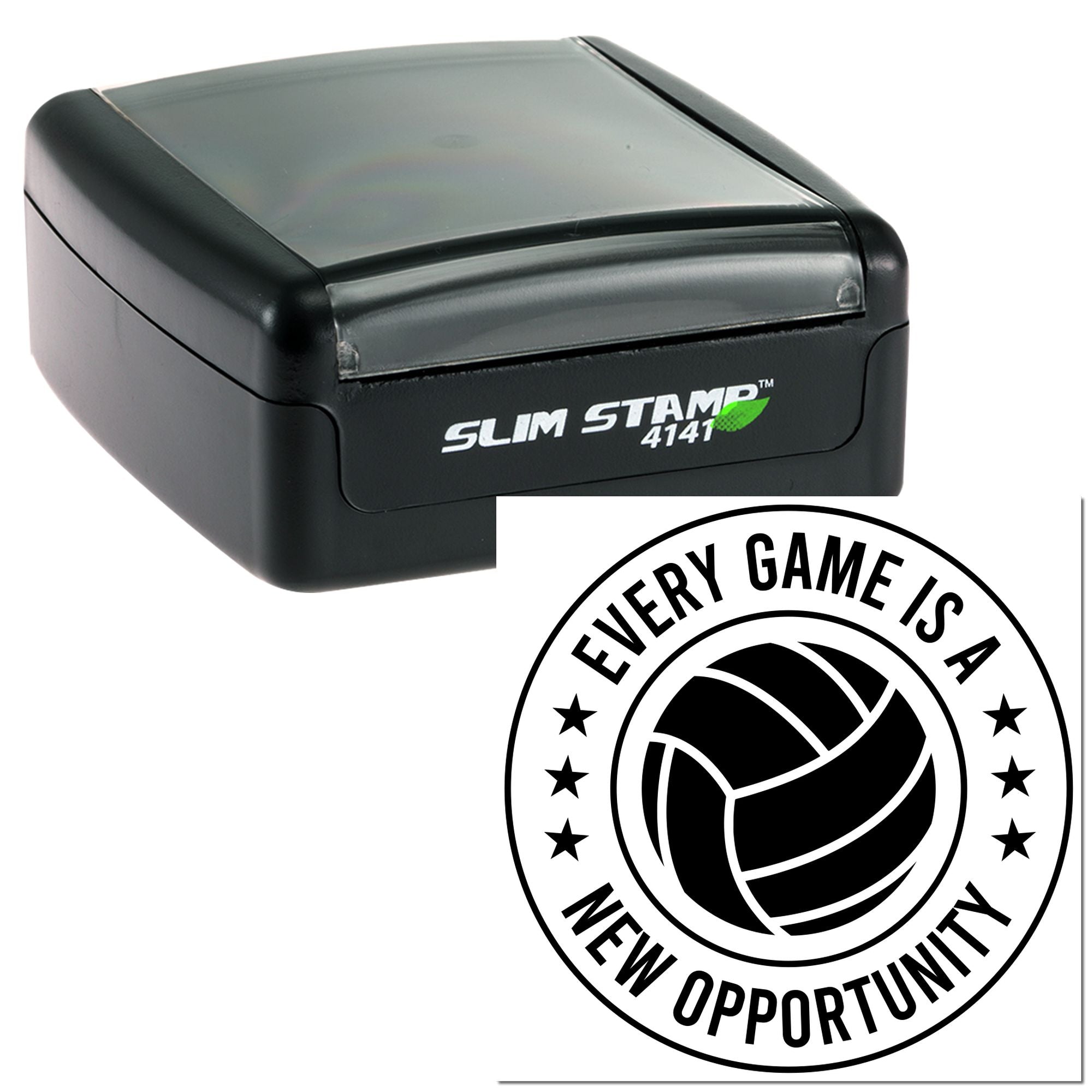 Slim Pre-Inked Serve Seize Succeed Journaling Stamp