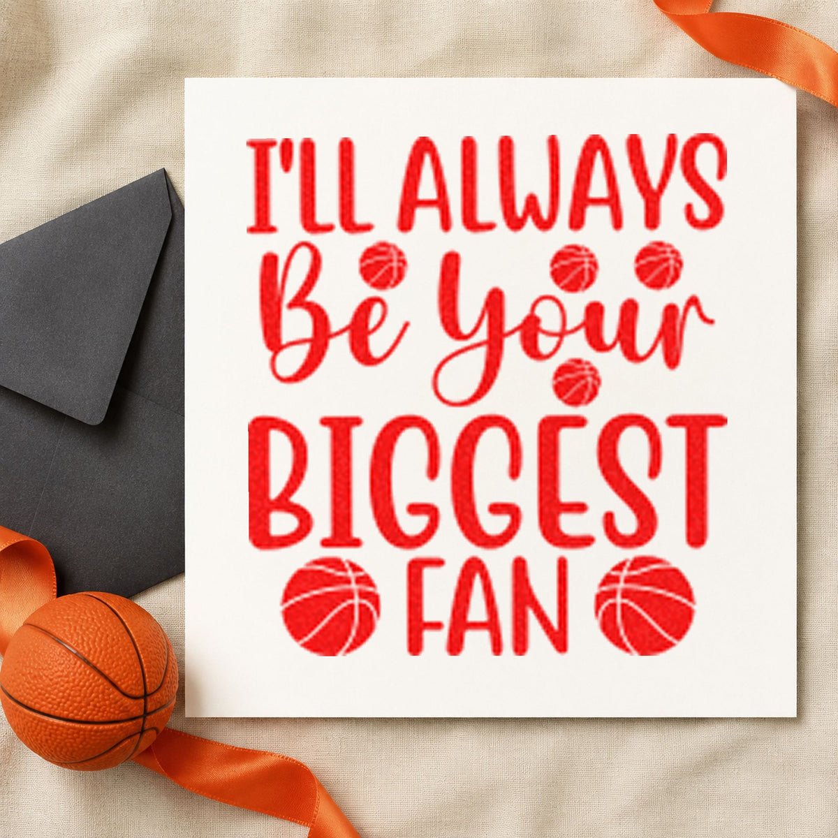 PSI Pre-Inked Always Your Biggest Fan Stamp in use 8