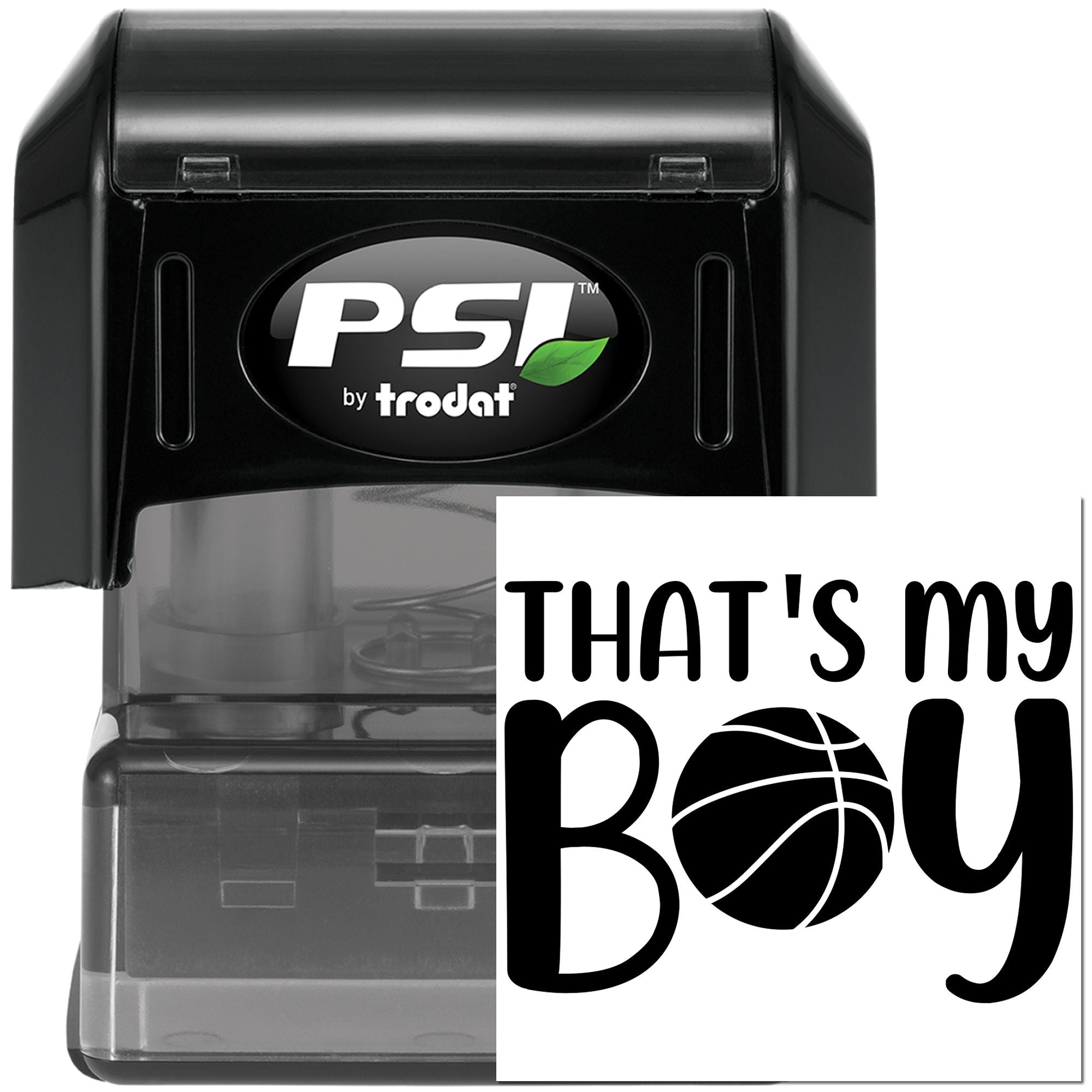 PSI Mini Card Proud Basketball Parent Moment Pre-Inked Stamp