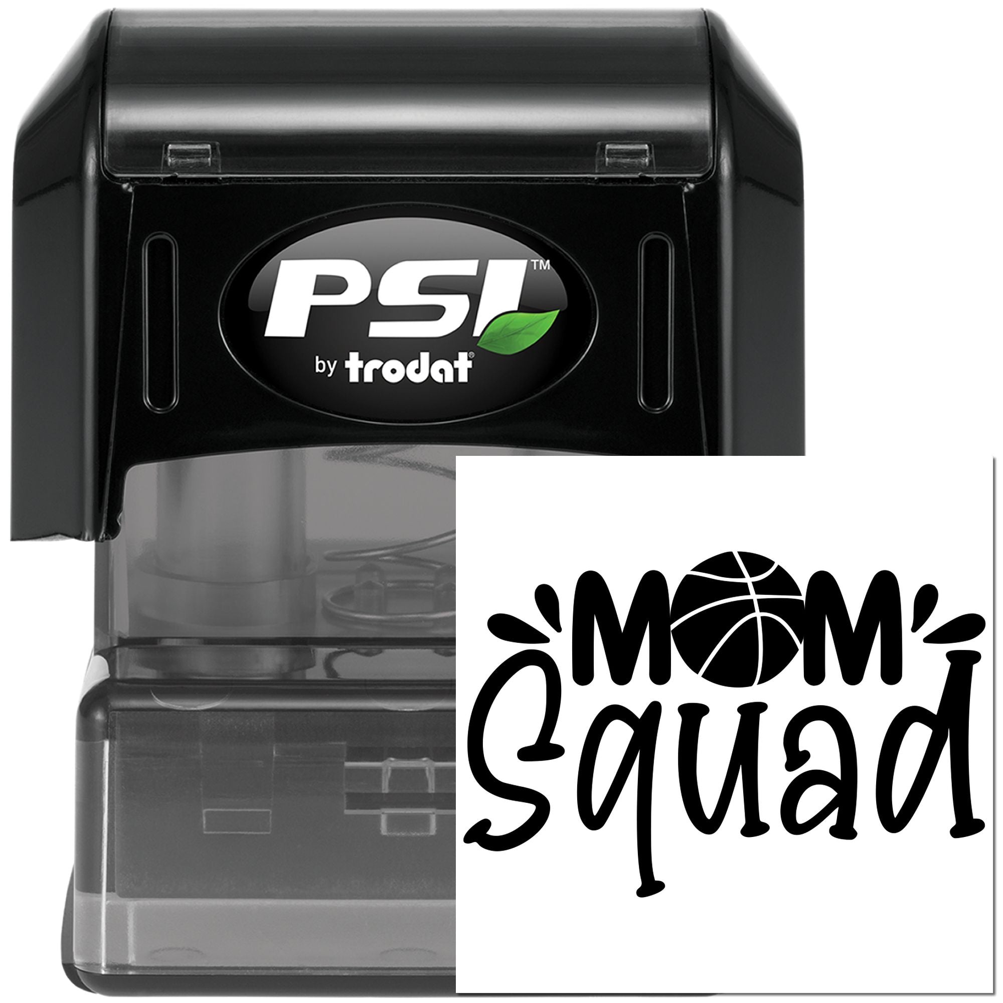 PSI Card Making Basketball-Loving Mom Crew Pre-Inked Stamp