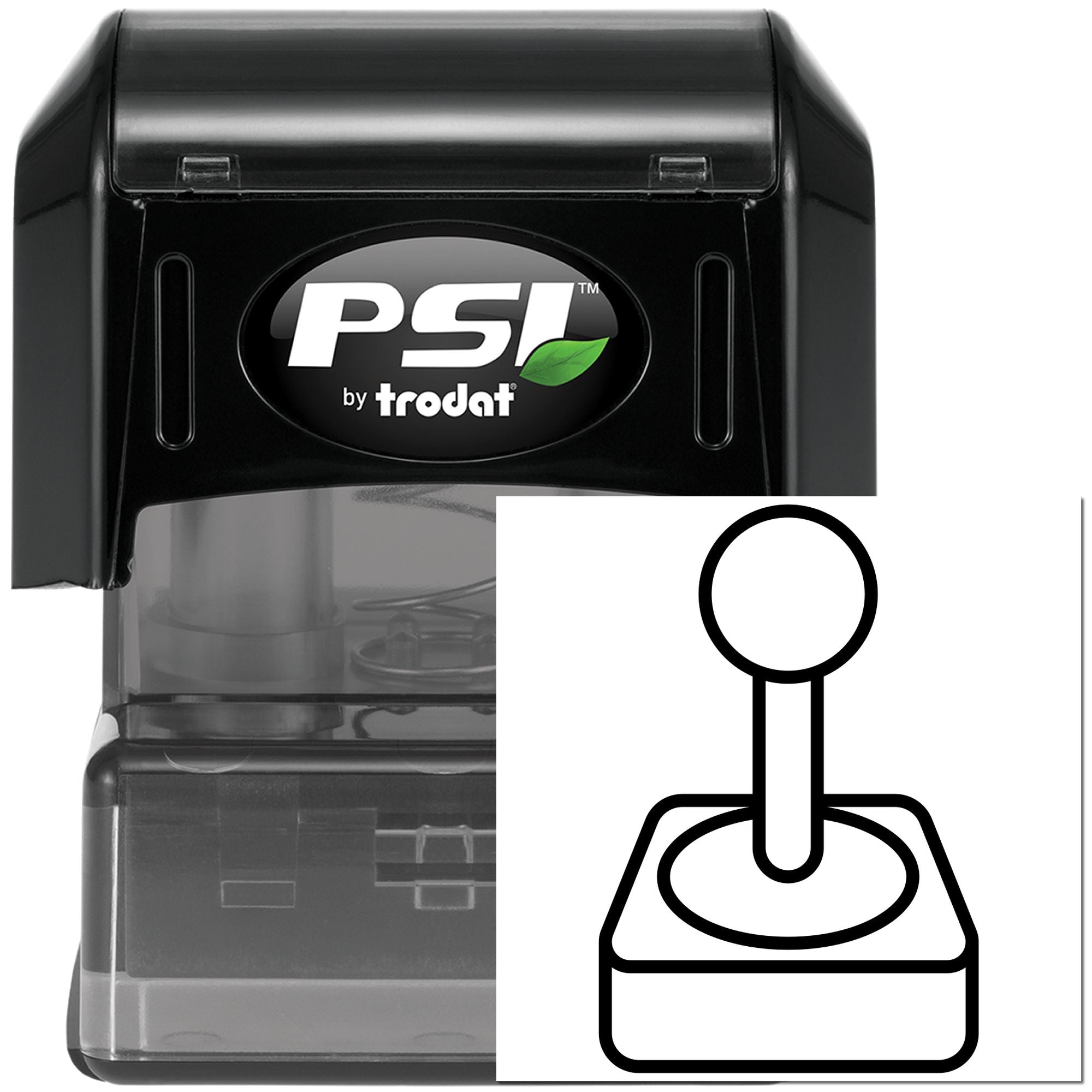 PSI by Trodat self-inking rubber stamp, ideal for custom business, address, and office stamping.