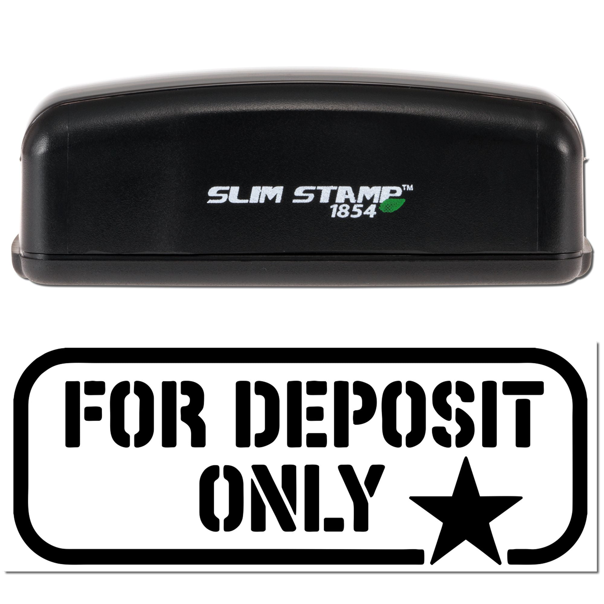 Honor for Deposit only Business Accounting Compact Pre-Inked Stamp